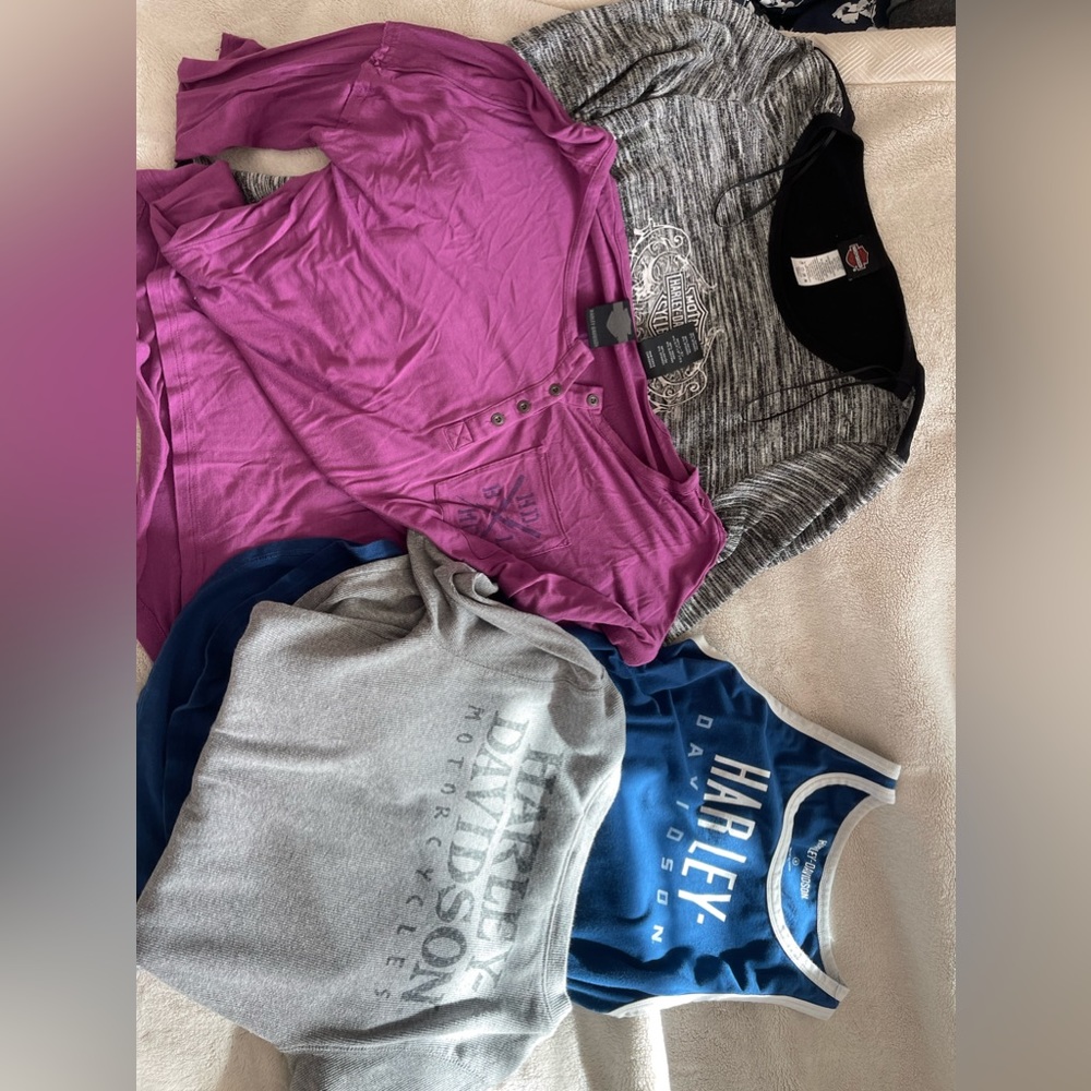 Harley Davidson lot of 4 shirts